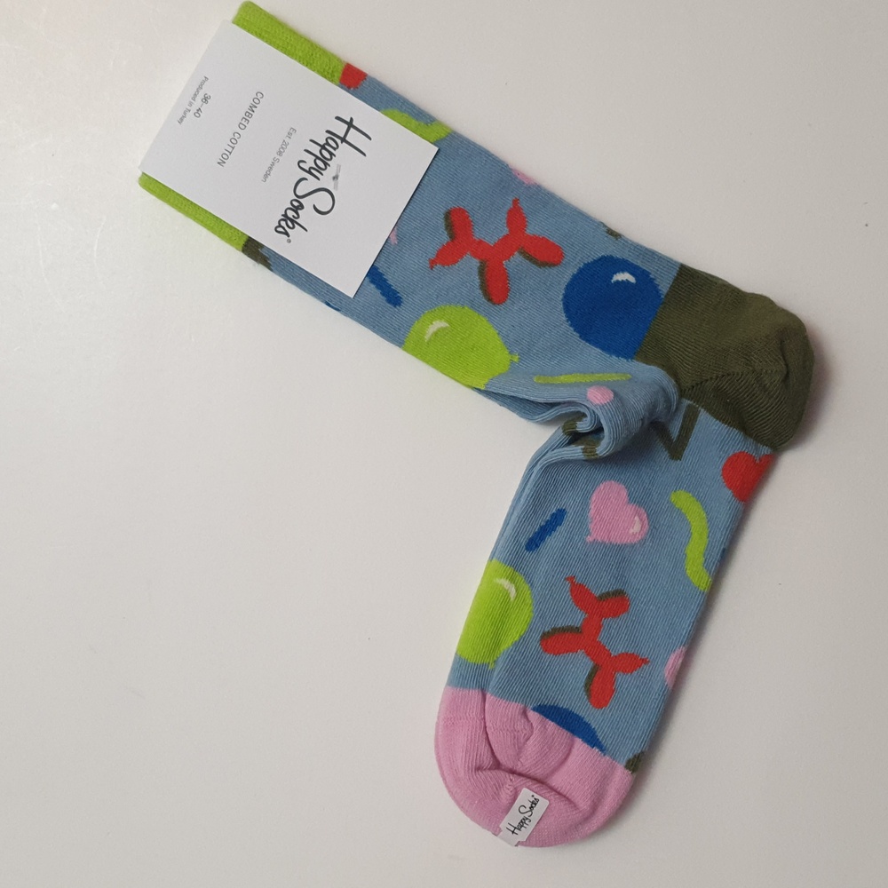 Happy Socks Women Socks EU 36-40, US 5.5 - 9.5 Brand New Combed Cotton #26